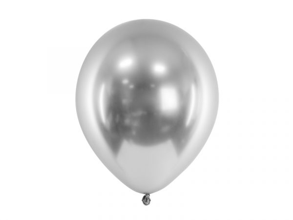 Glossy baloni 30 cm srebrni