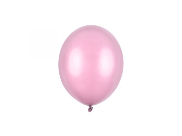 Baloni mini 12 cm metallic candy roza