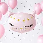 Balon muca 48 x 36 cm roza
