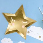 Krožniki little star zlati 27 cm
