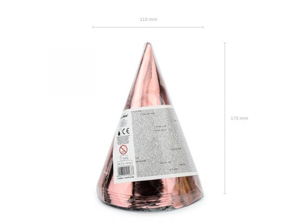 Klobučki rose gold