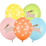 Baloni zajček mix 30 cm