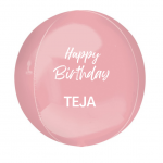 Balon krogla pastel roza