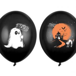 Baloni duhec-pastel črna, 10 kom
