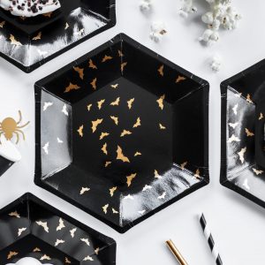 Papirnati krožniki Trick or treat, 6 kom