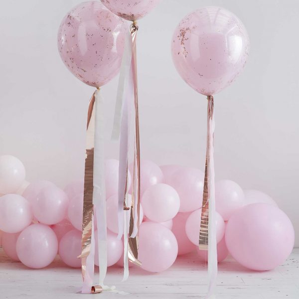 Traki za balone-rose gold, pink