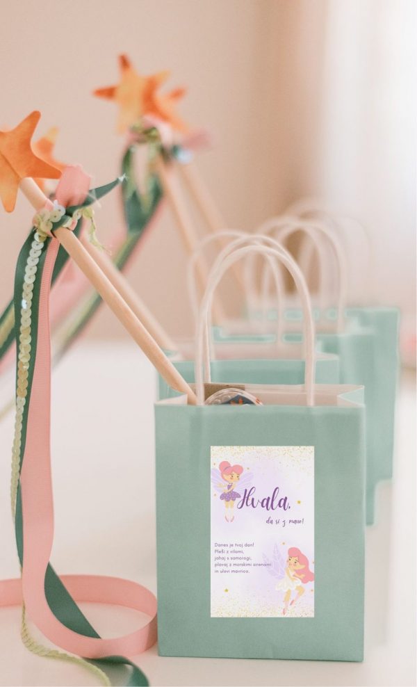 Otroška kartica za rojstni dan-dobra vila